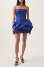 Violette Bubble Hem Mini Dress