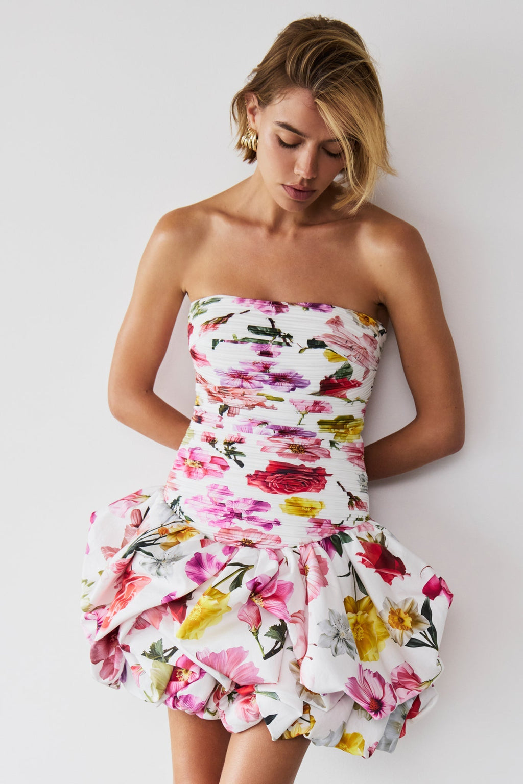 Flowering Girl Women Violette Bubble Hem Mini Dress