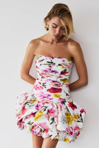 Flowering Girl Women Violette Bubble Hem Mini Dress