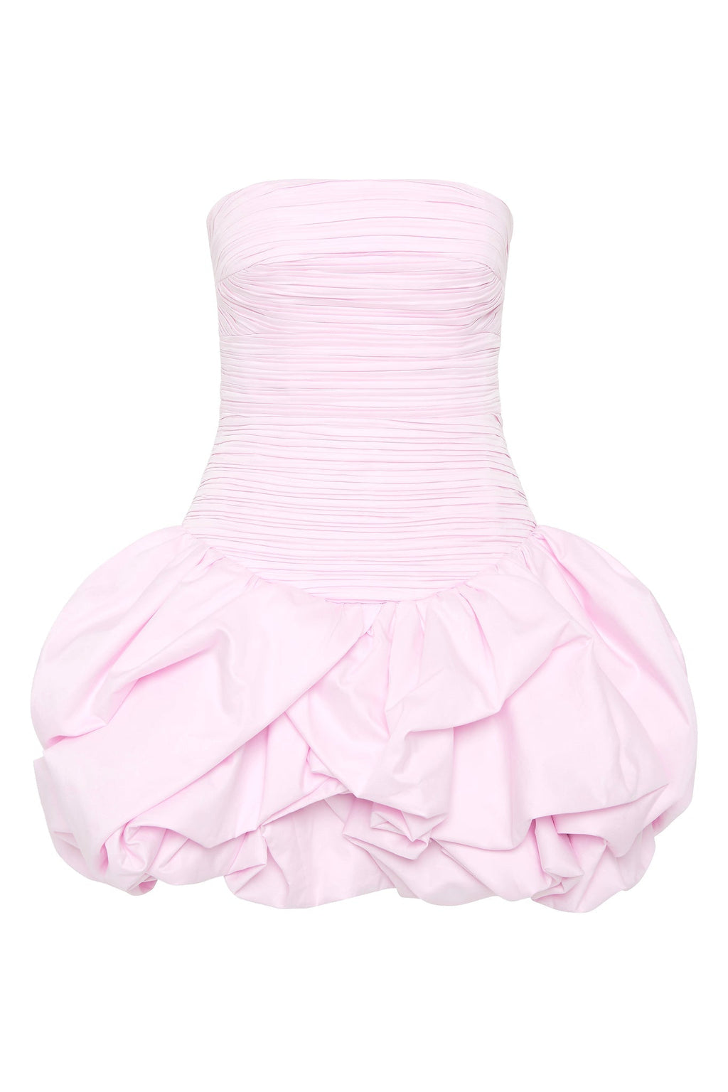 Flowering Girl Women Violette Bubble Hem Mini Dress In Pastel Pink