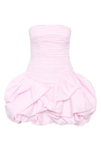 Flowering Girl Women Violette Bubble Hem Mini Dress In Pastel Pink