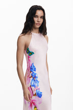 Flowering Girl Women Dress Designed By Mr. Christian Lacroix