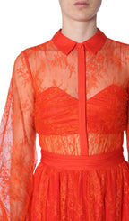 Flowering Girl Women LACE DRESS WITH LONG SLEEVES