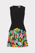 Flowering Girl Women Haddy Tulip Rosette Pleated Mini Dress
