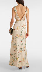 Flowering Girl Women FLORAL DRAPED MAXI DRESS