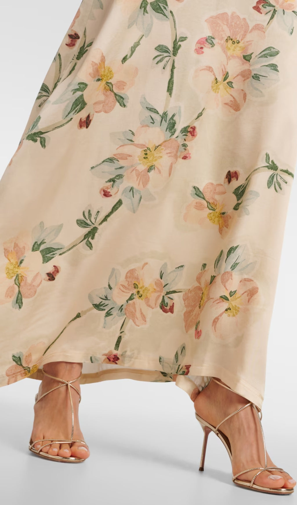 Flowering Girl Women FLORAL DRAPED MAXI DRESS