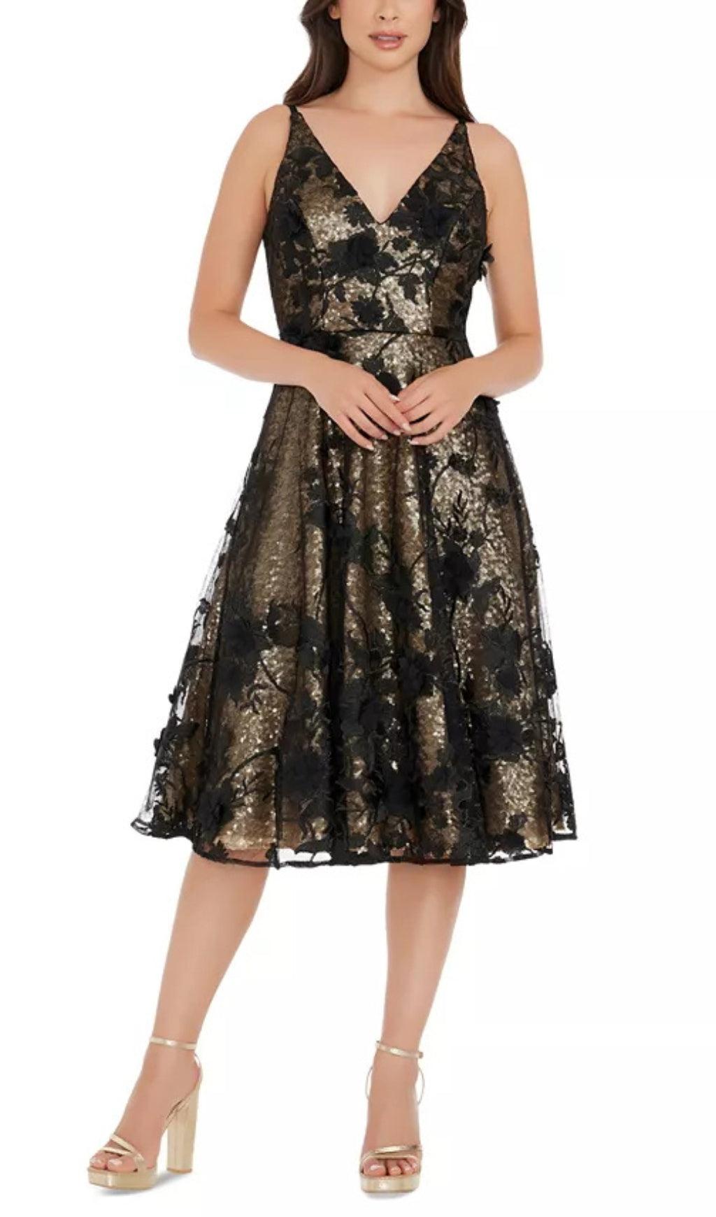 Flowering Girl Women WOMEN'S SEQUIN AND LACE DRESS