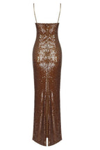 Flowering Girl Women Lorelei Brown Sequin Dress