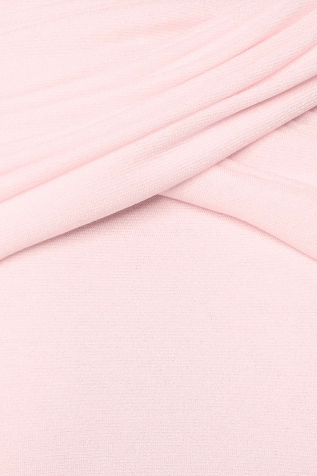 megan ruched Knit patchwork maxi dress in pink