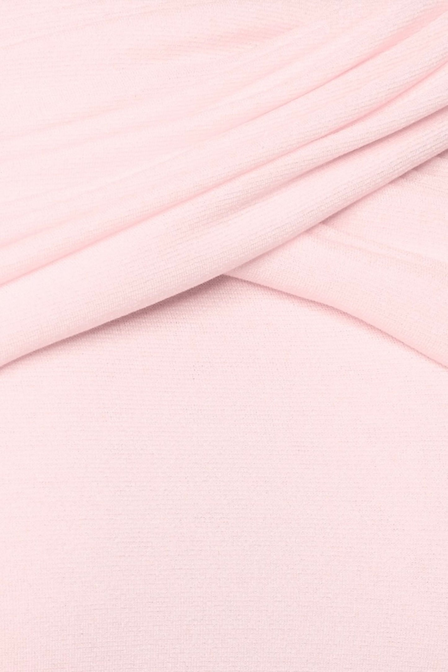 megan ruched Knit patchwork maxi dress in pink