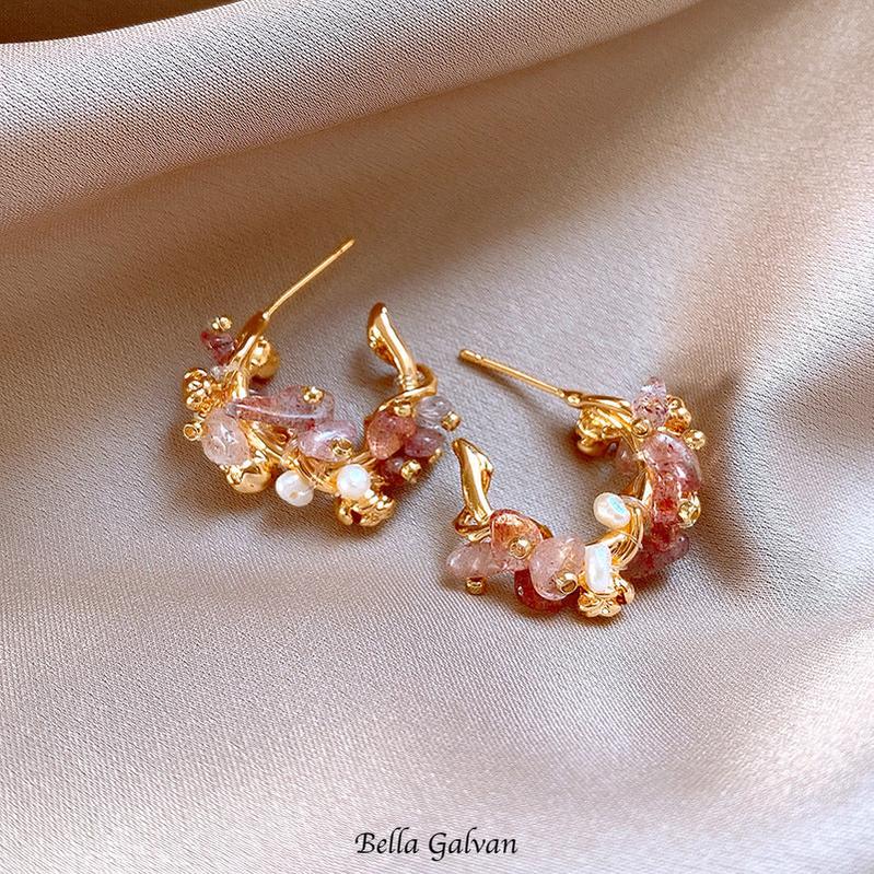 Flowering Girl Women Dulcea Pearl Earrings