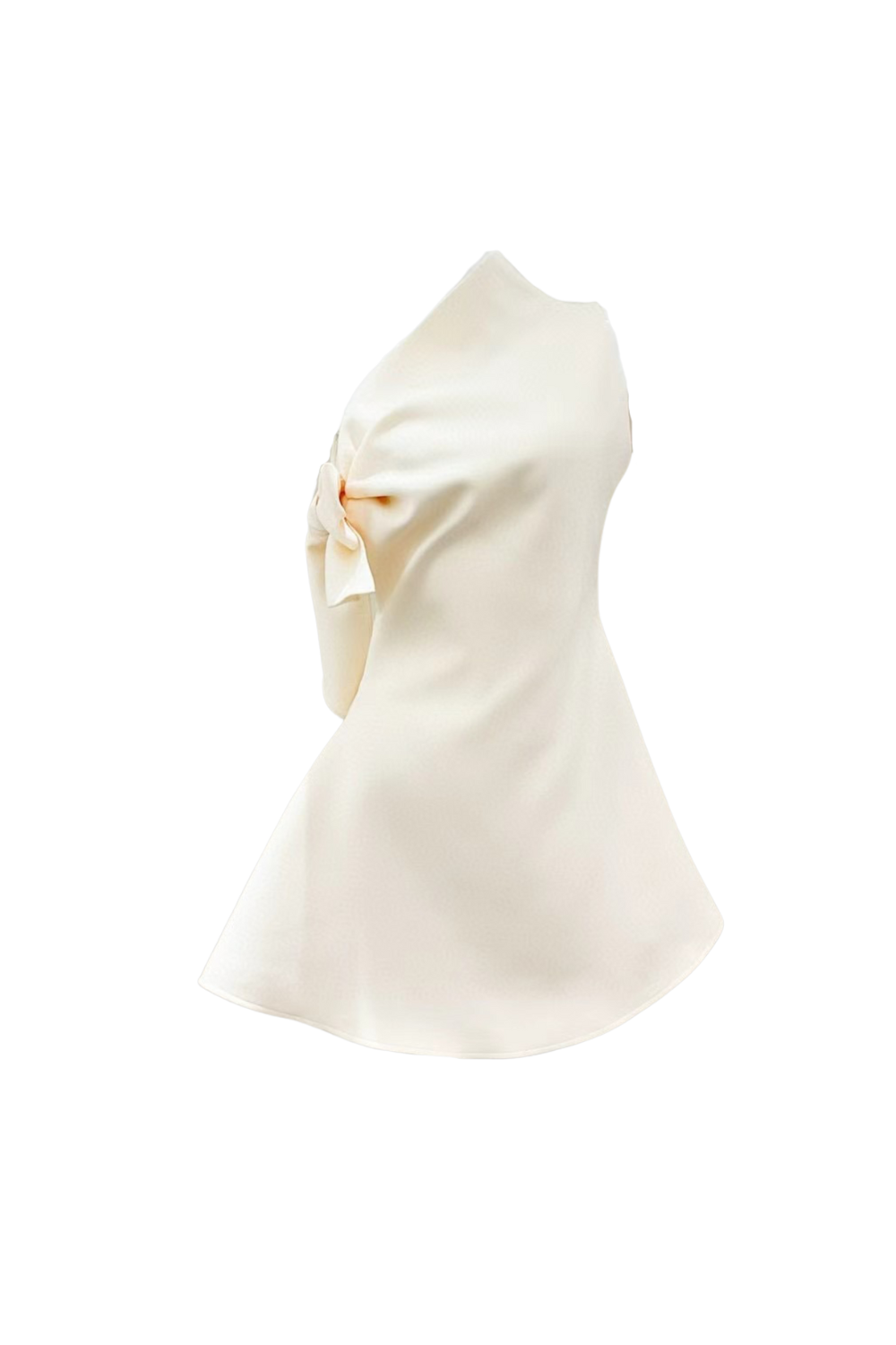 Flowering Girl Women Calwa Asymmetric One Shoulder Flare Mini Dress
