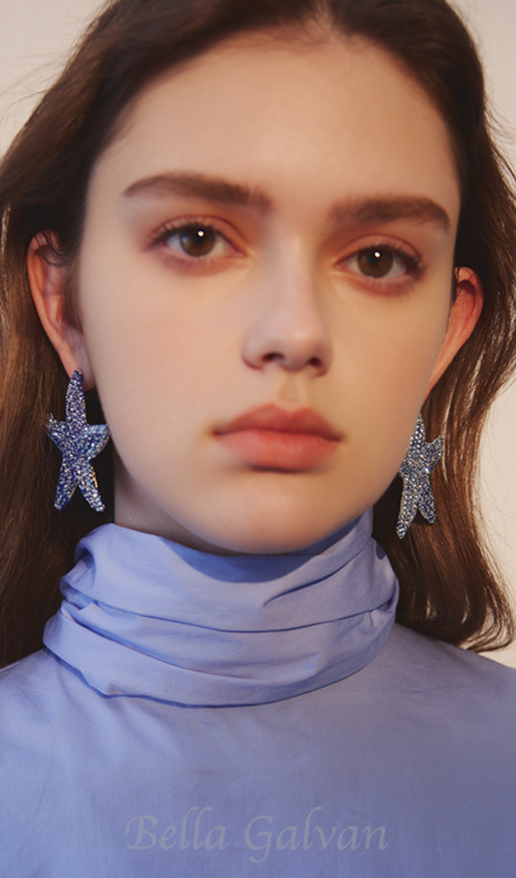 Flowering Girl Women starfish diamond earrings