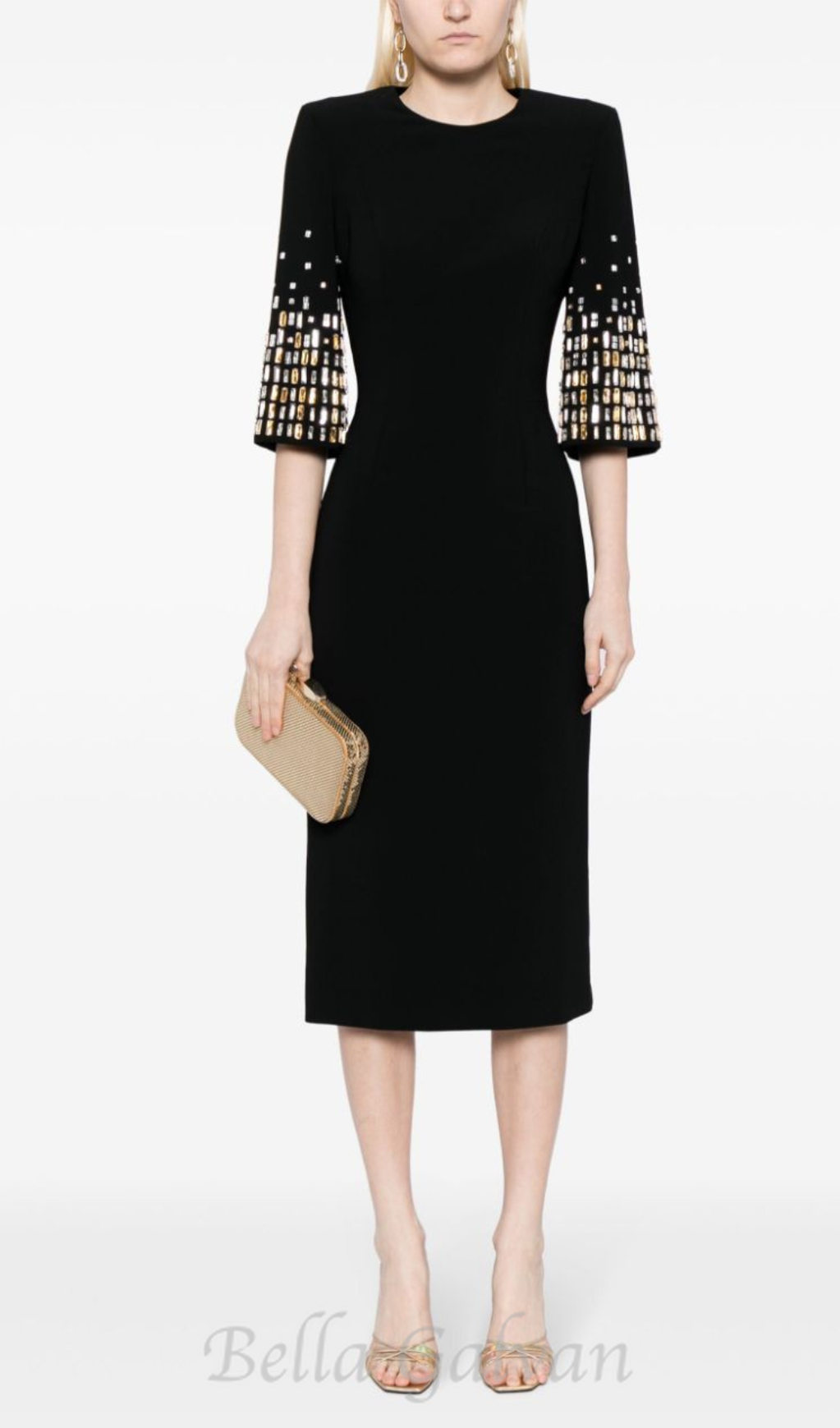 Flowering Girl Women Highball Queen crystal-embellished midi dress