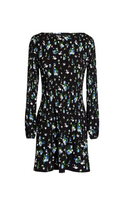 Flowering Girl Women Floral-print plissé-crepe mini dress