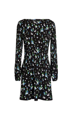 Flowering Girl Women Floral-print plissé-crepe mini dress
