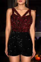 Flowering Girl Women Laycee Sleeveless Sequin Bodysuit