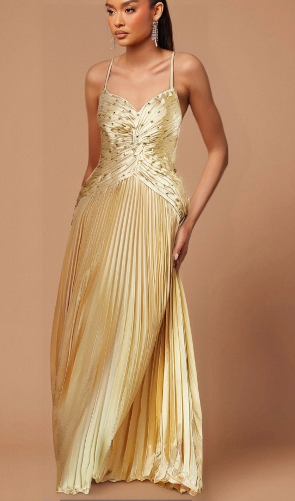 Flowering Girl Women Eline pleated maxi dress