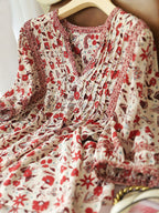 lesley Classic Puff Sleeve Printed Top
