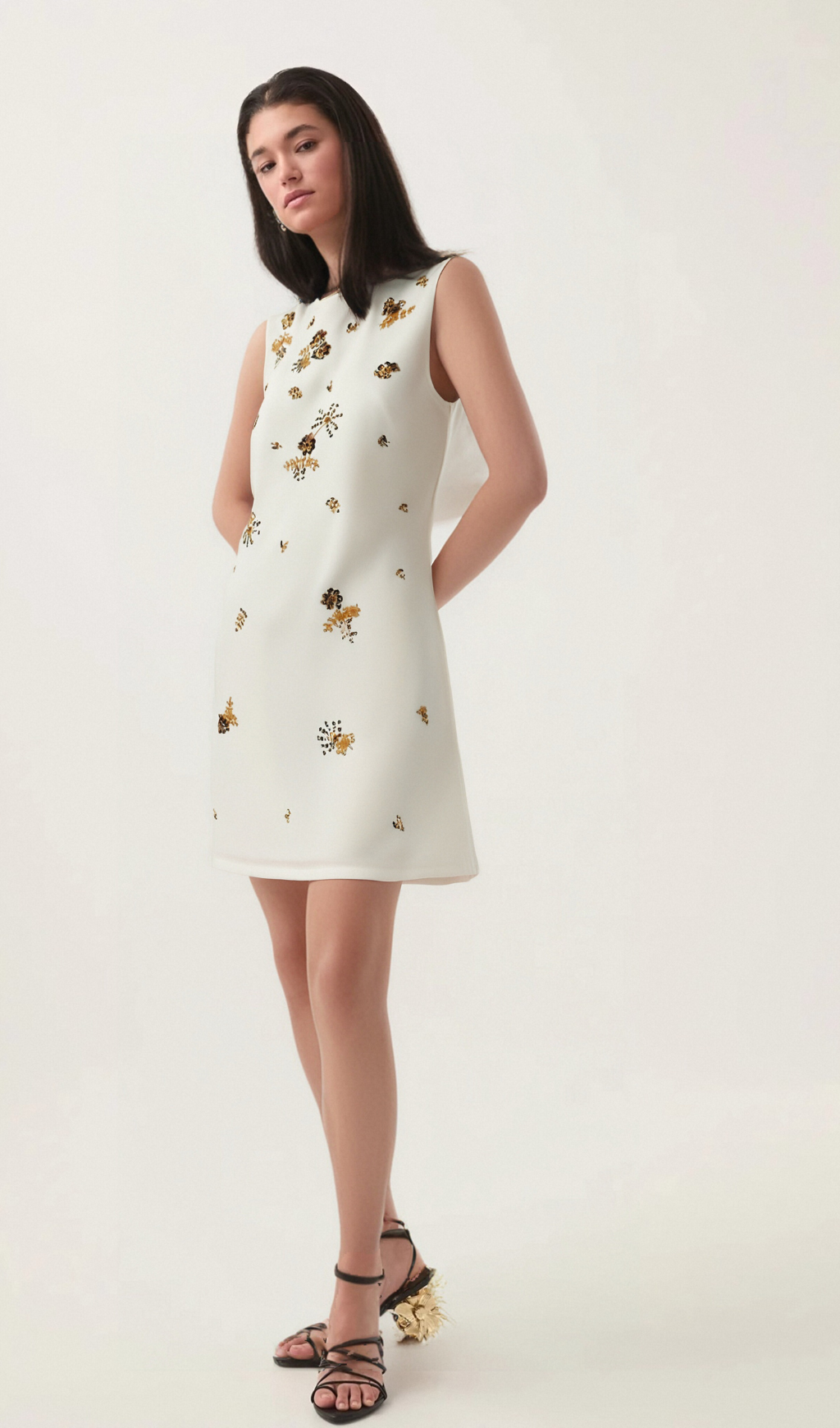 Flowering Girl Women Cyrielle crystal-embellished mini dress