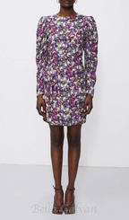 Flowering Girl Women phoenix floral patterned mini dress