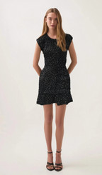 Flowering Girl Women Cordelia sequin-embellished tiered mini dress