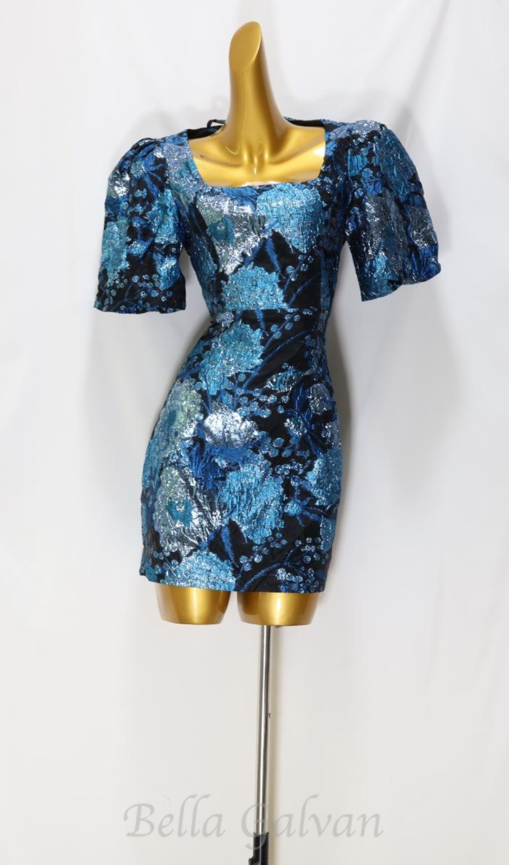 Flowering Girl Women molly jacquard backless mini dress