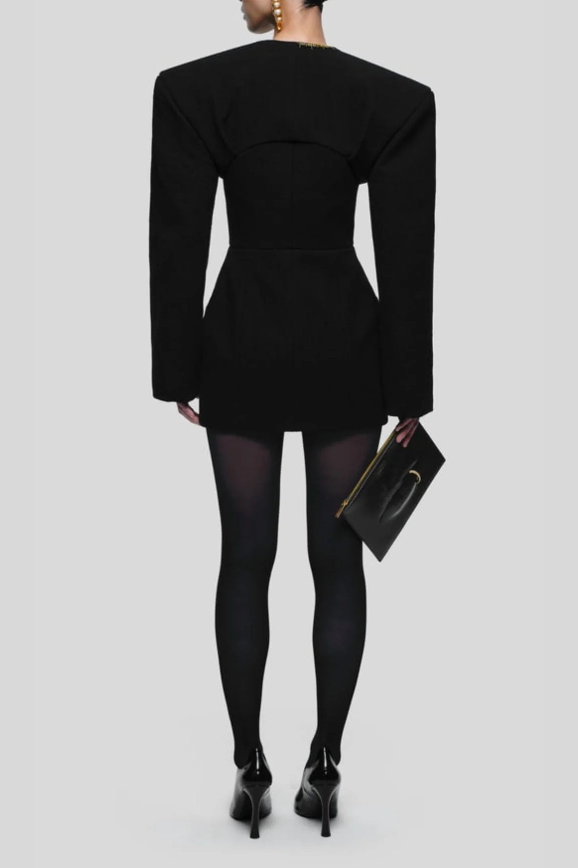 Flowering Girl Women Hourglass Measuring Tape Jacket