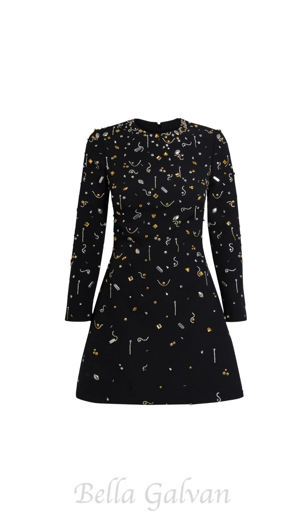 Flowering Girl Women Pamaria Diamante Embroidery Mini Dress