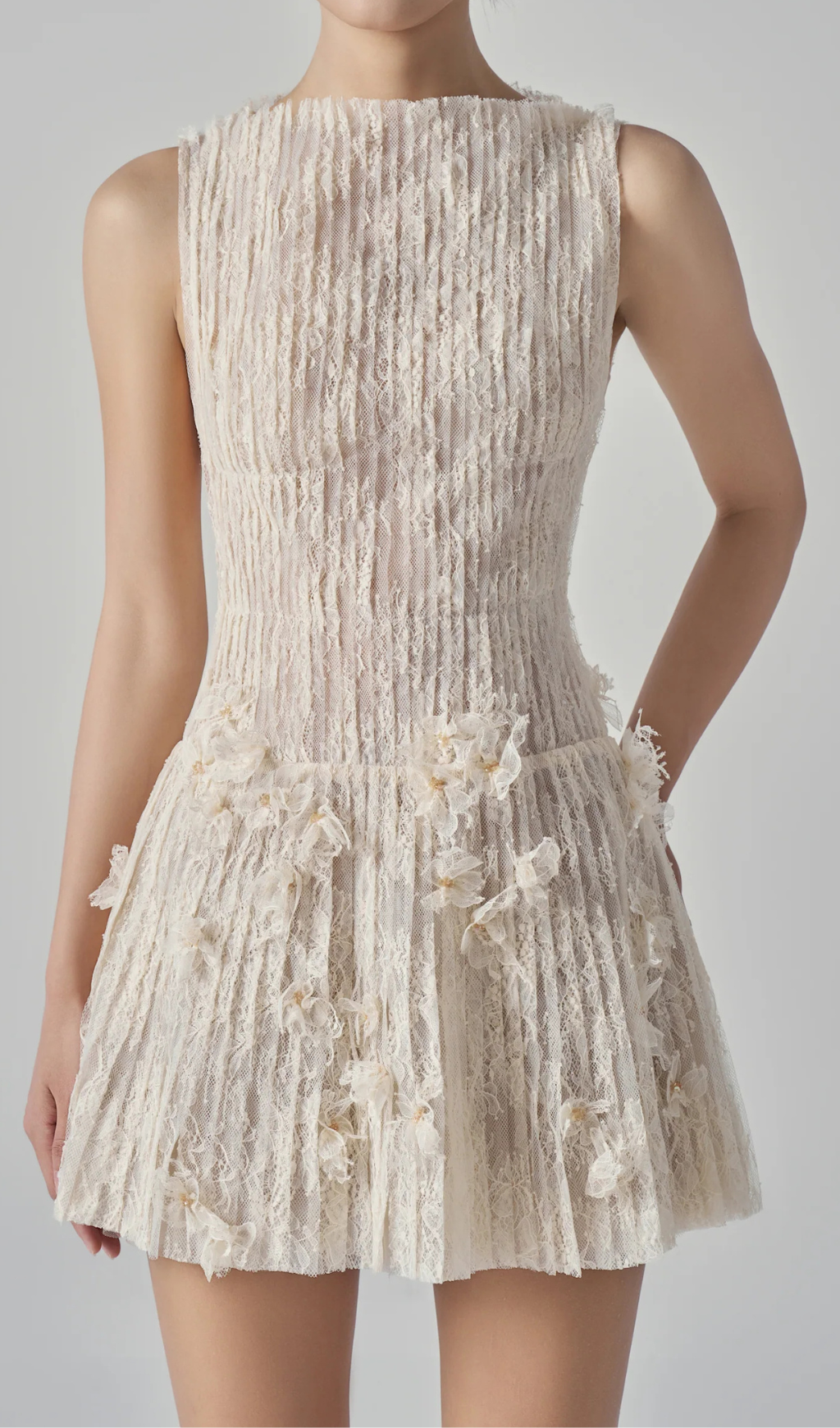 Flowering Girl Women Flavia Floral Lace Mini Dress