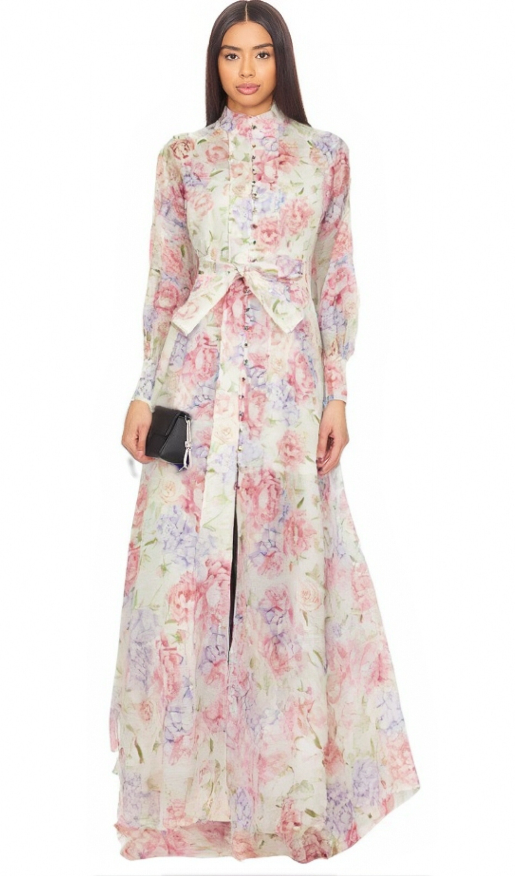 Flowering Girl Women Éliane floral-print flared midi dress