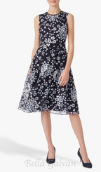 Flowering Girl Women Lilith Floral midi Dress in Navy