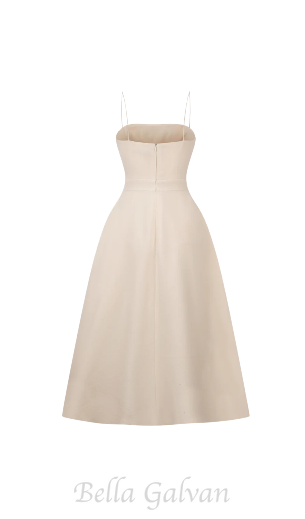 Flowering Girl Women Elio button-embellished Midi Dress in cream
