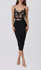 Peylor Spaghetti Lace Top