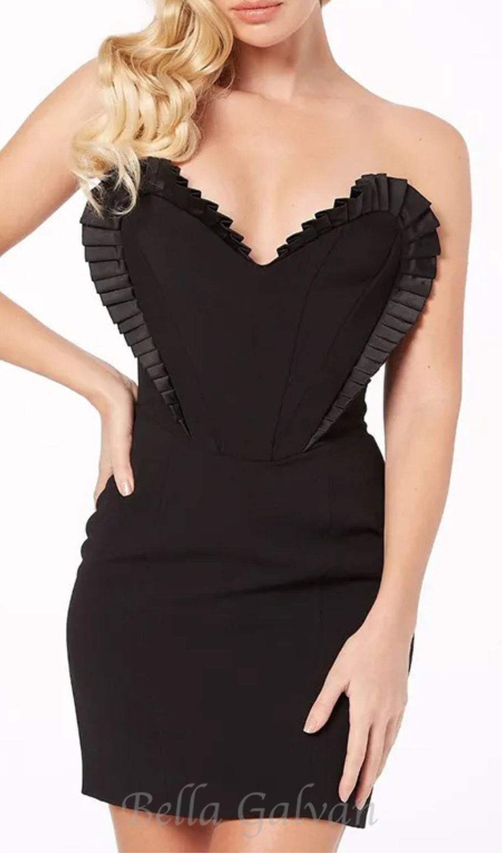 Flowering Girl Women black Sleeveless Cut Out Bandage Bodycon Mini Dress