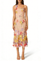 Flowering Girl Women Tess Flowers Sling Midi Dress