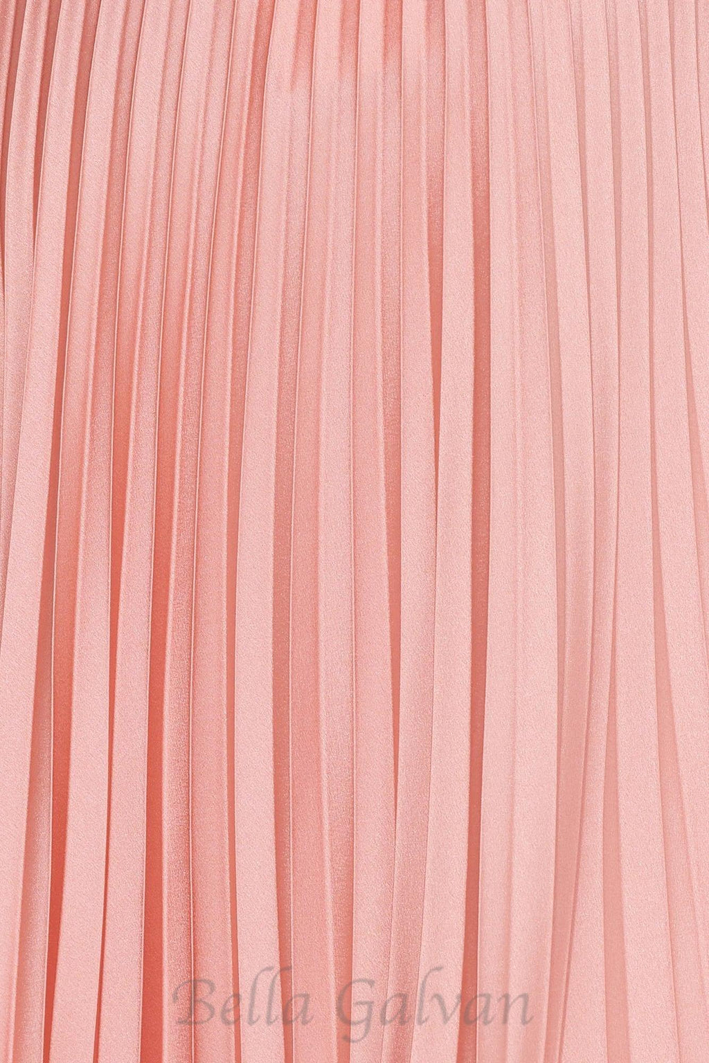Flowering Girl Women Strapless Pleated Maxi Dress in Pink