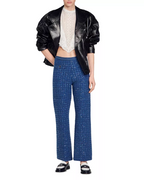 Flowering Girl Women Palmira Tweed Trousers in blue
