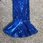 Flowering Girl Women BLUE SEQUIN ONE SHOULDER BODYCON DRESS