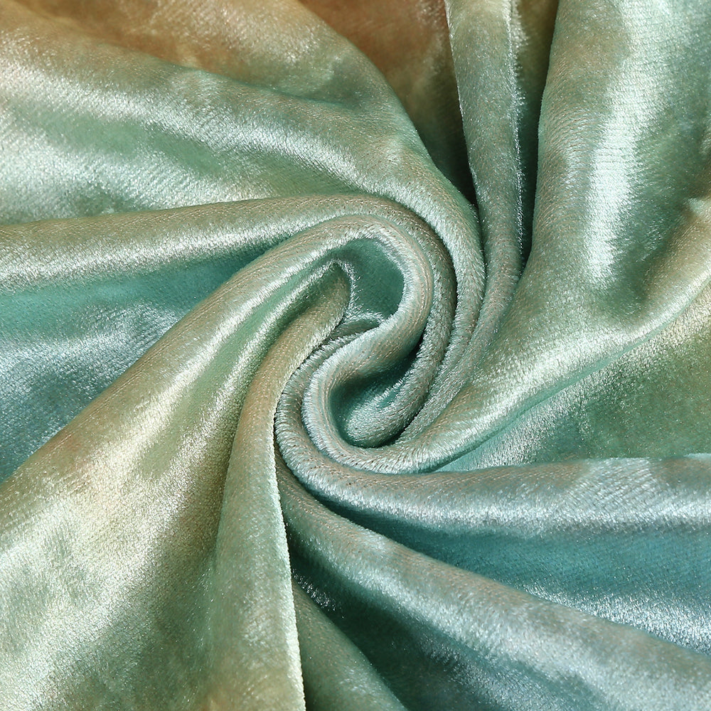 Flowering Girl Women adelaide ruched velvet strapless midi dress in green brown