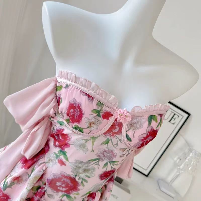The Rosetta Silk Mini Dress