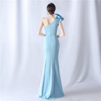 Crafted Flower With Beading Formal Dress