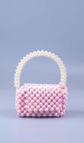 Flowering Girl Women Dodson Pink Pearl Handbag