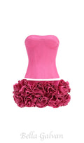 Flowering Girl Women CLEGG PINK CORSET FLOWER TWO-PIECE SET