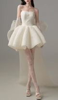 Flowering Girl Women Dervla Strapless Bow Mini Dress