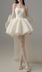 Flowering Girl Women Dervla Strapless Bow Mini Dress