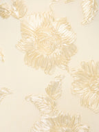 Flowering Girl Women Embroidered Strapless Gown In Apricot