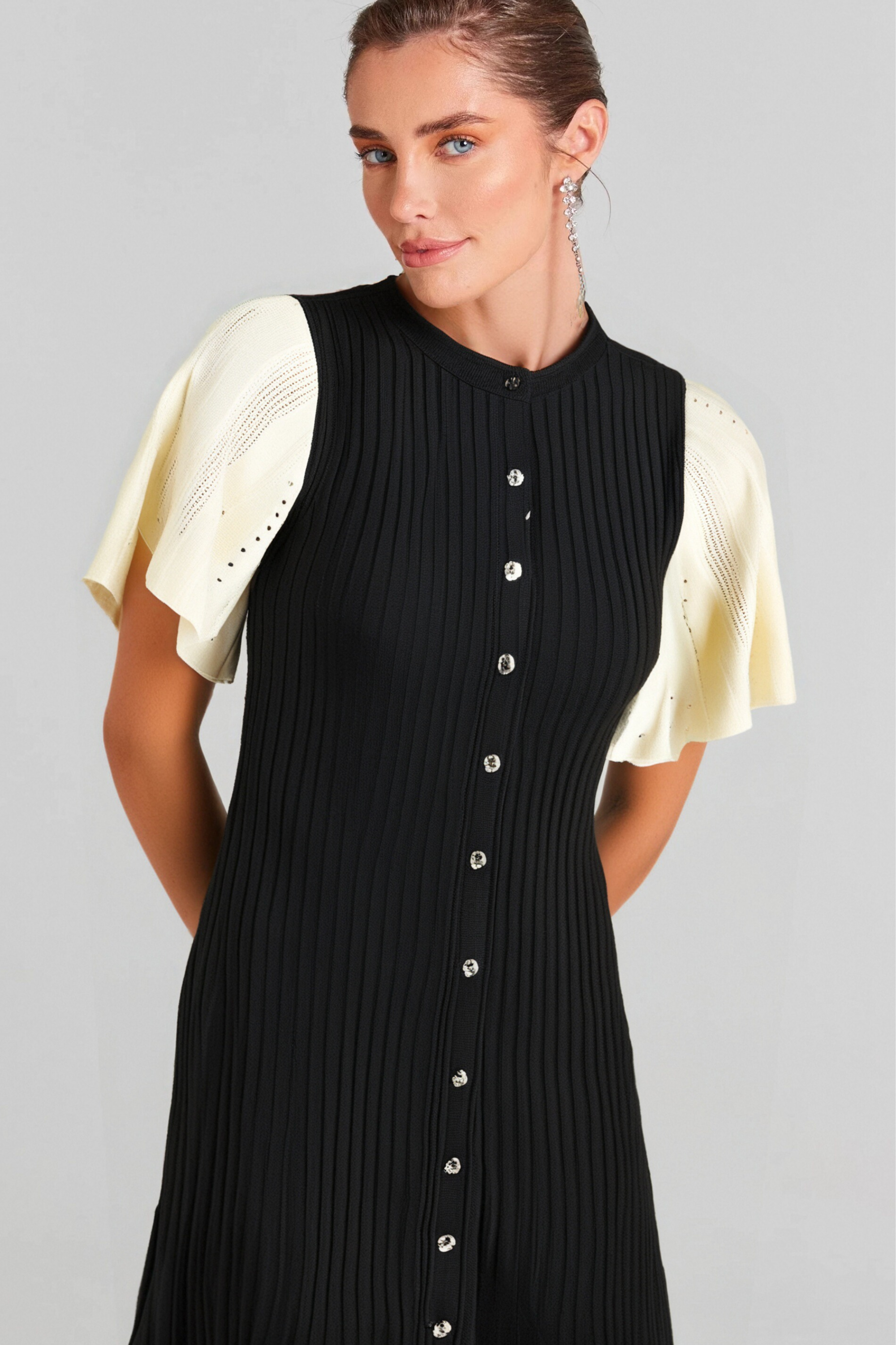 Flowering Girl Women Beulah Knit Midi Dress In Black