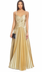 Flowering Girl Women Eline pleated maxi dress
