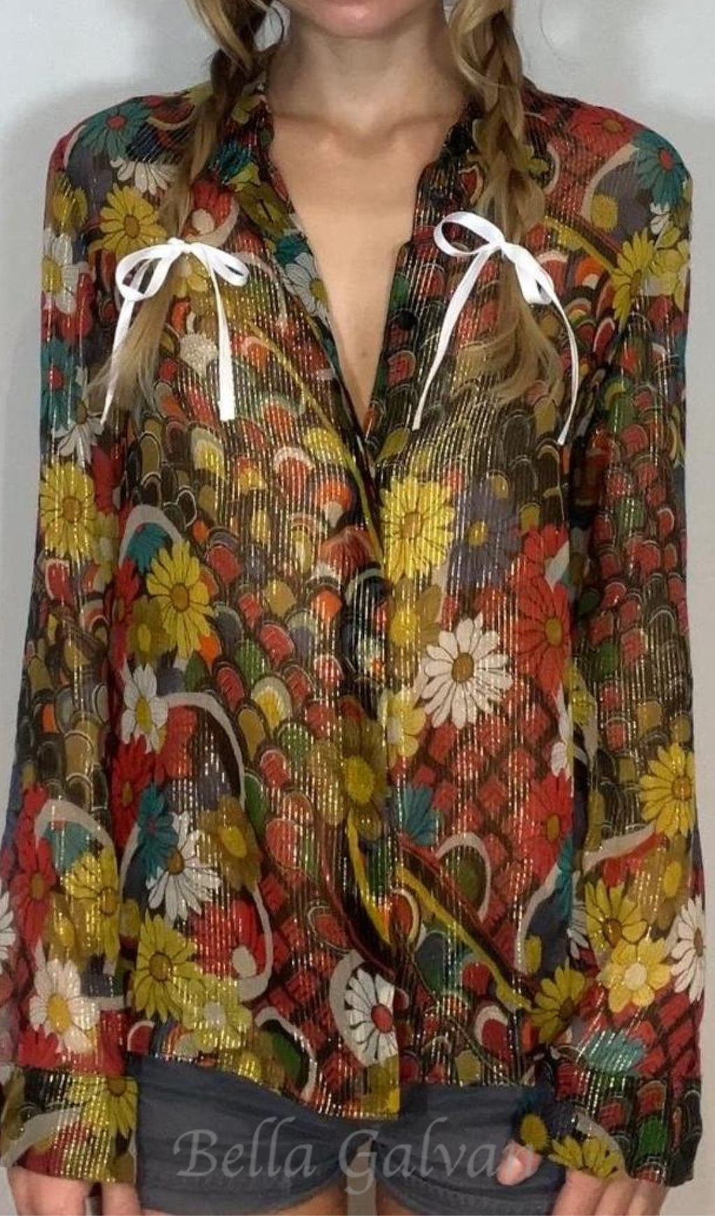 Flowering Girl Women Women's Multi Blouse